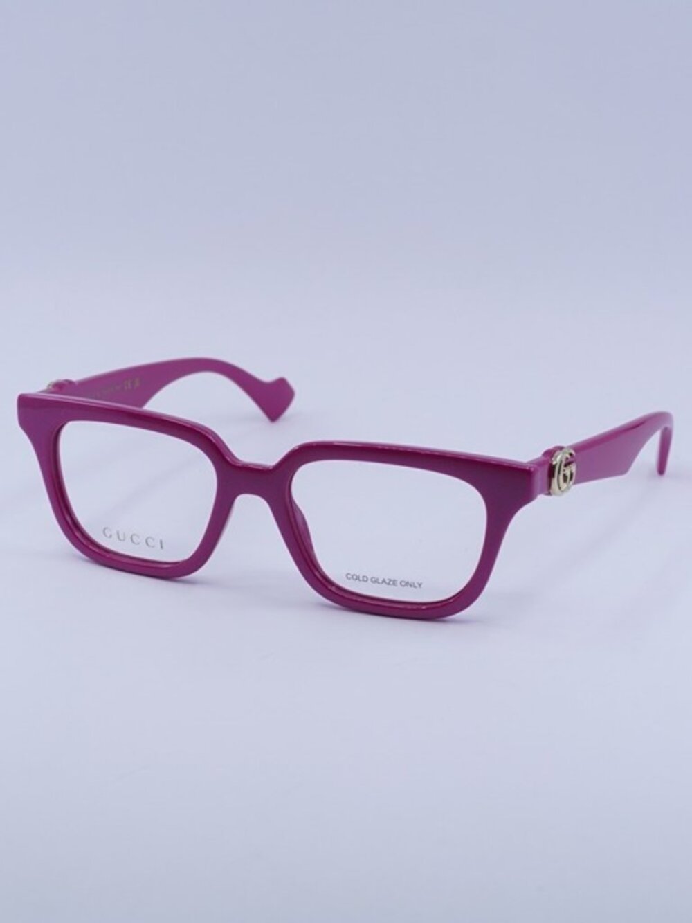 Gucci GG1536O 010 Eyeglasses Red 51mm Square Frame